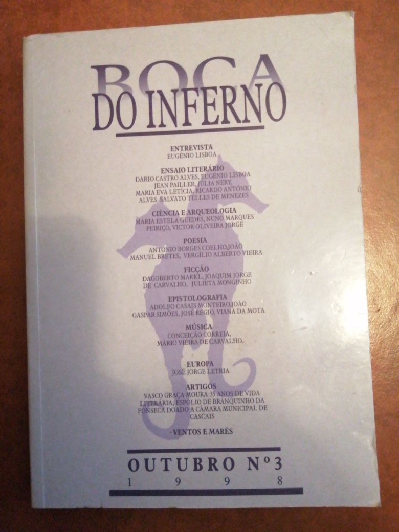 Livro "Boca do Inferno"