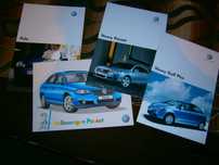 Foldery prospekty Volkswagen Passat, Golf Plus, Polo