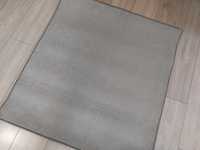 Szary prostokątny mały dywan - 105 x 98 cm