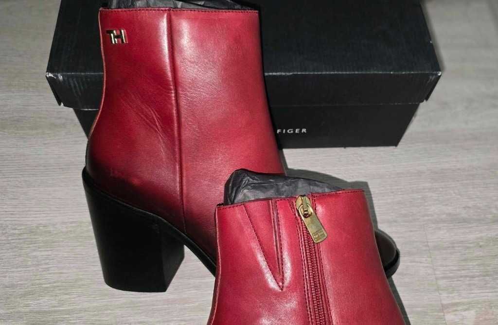 Botki TOMMY HILFIGER Shaded Leather High r. 40