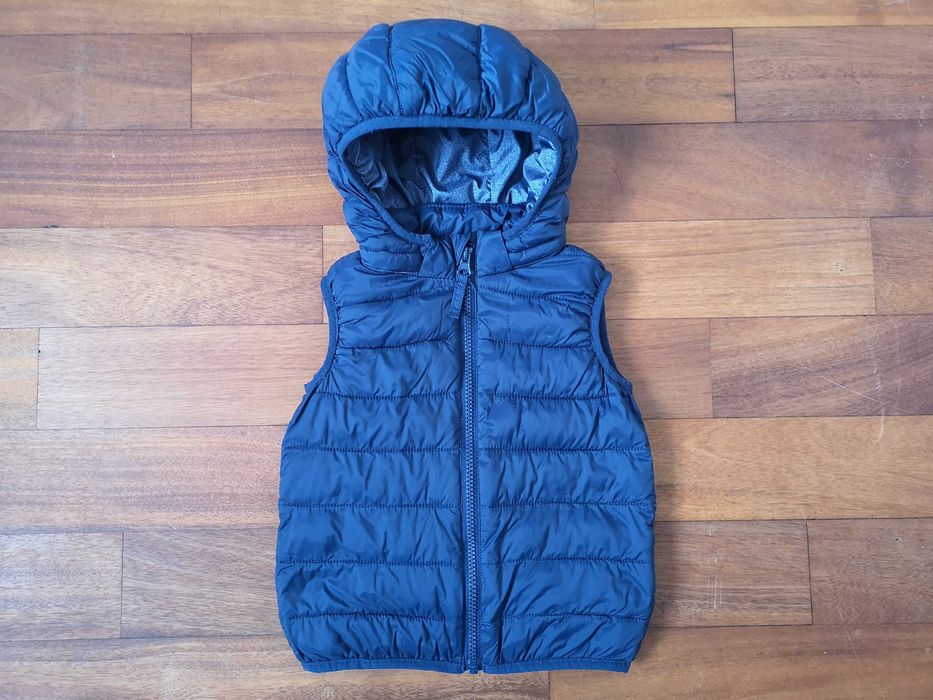 H&M granatowa kamizelka 92cm 1,5-2 lata