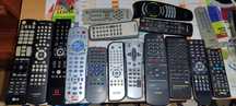Comandos para TV's originais e/ou universais/aparelho TDT e outros
