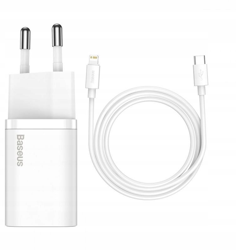 Baseus Ładowarka Do Iphone 12 11 Usb-C 20W + Kabel