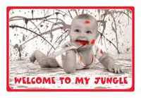 Tabliczka Welcome To My Jungle, Cool Gifts, Kukartka (Nowa)