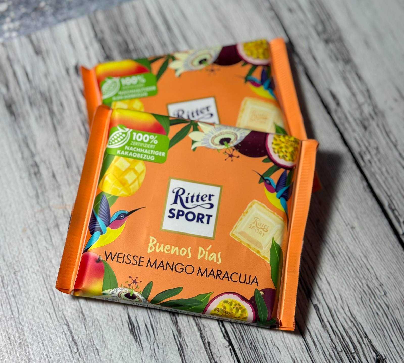 Шоколад Ritter Sport Weisse Mango Maracuja 100 г