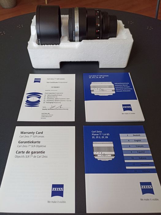Zeiss Planar T* 1,4/85 mm ZF.2