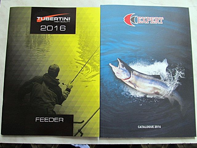 Katalogi wędkarskie EXPERT 2016 R oraz TUBERTINI 2016 R