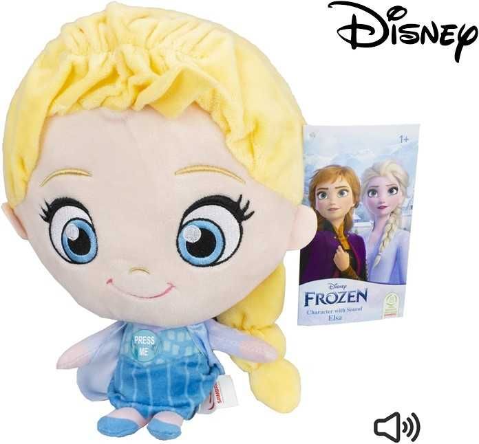 Peluche Disney Frozen Elsa com som 25cm