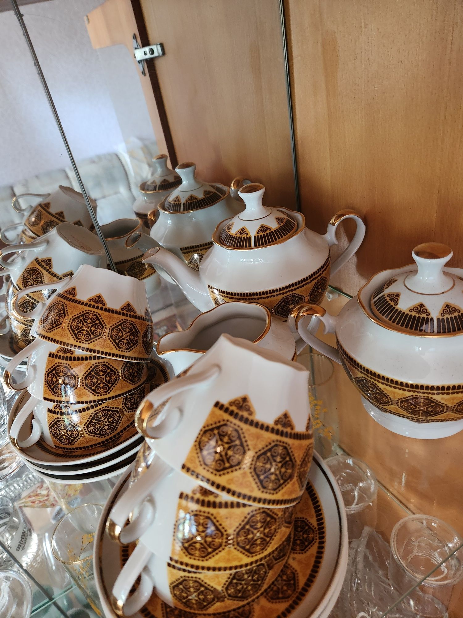 Кофейный сервиз, чайный сервиз, набор посуды,набор до чаю до кави