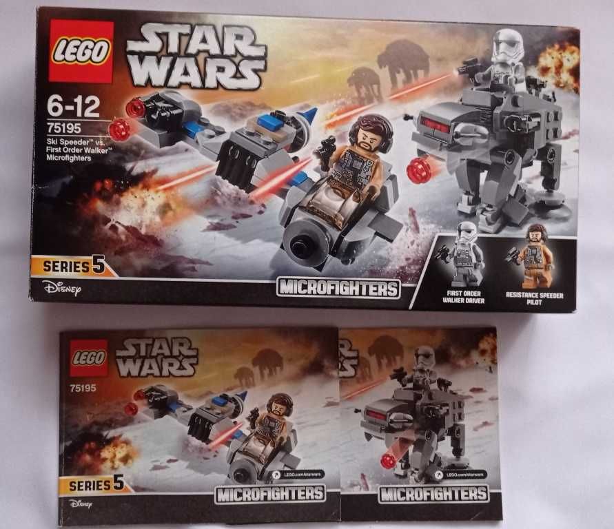 Lego Star Wars 75195 Ski Speeder vs. First Order Walker Microfighters