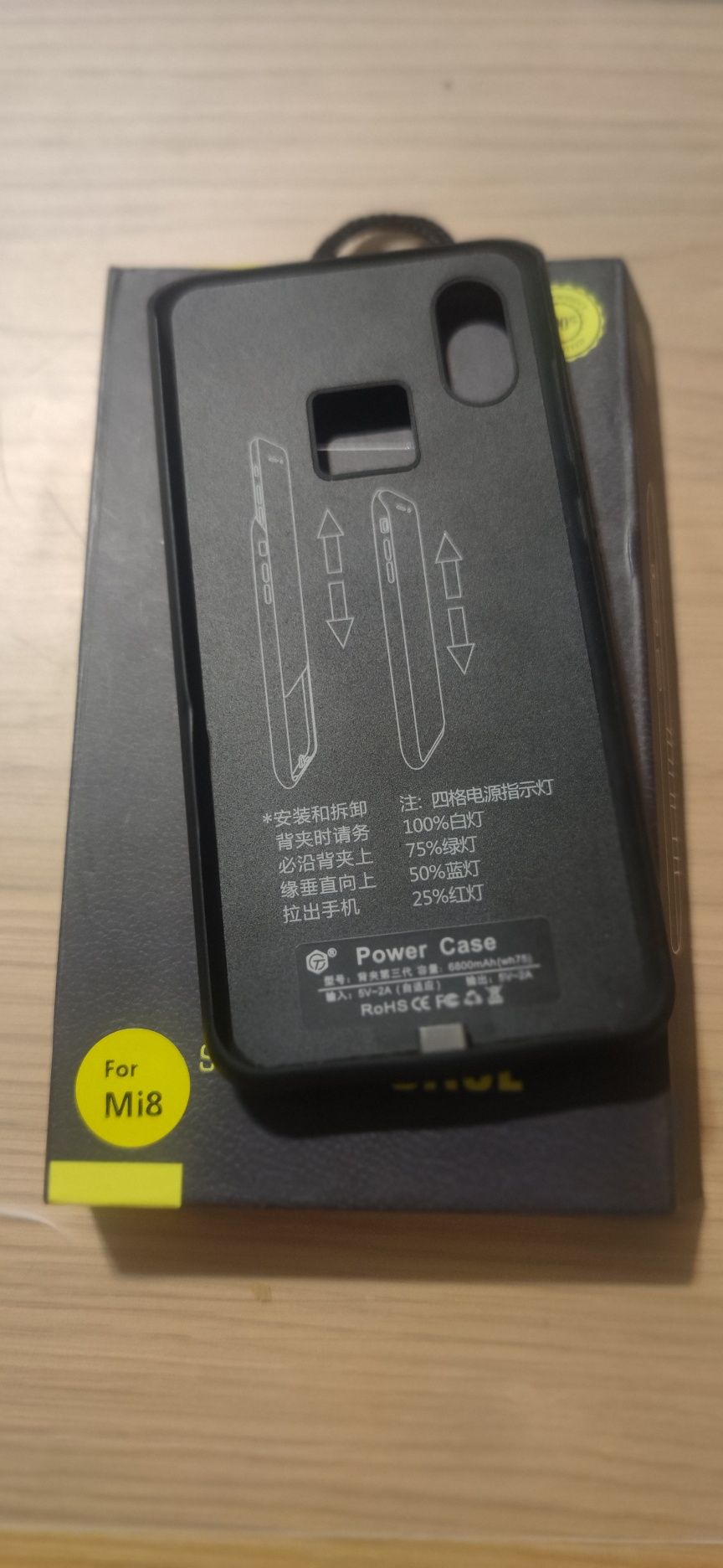 Etui z baterią Xiaomi Mi8. 6800mAh