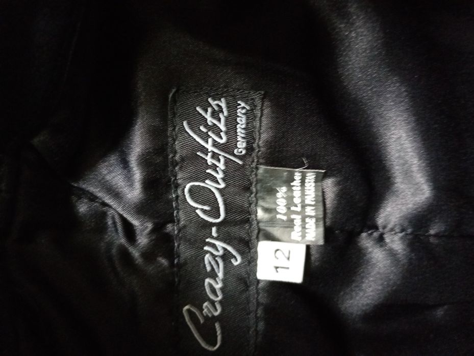 Damskie spodnie skórzane 88cm