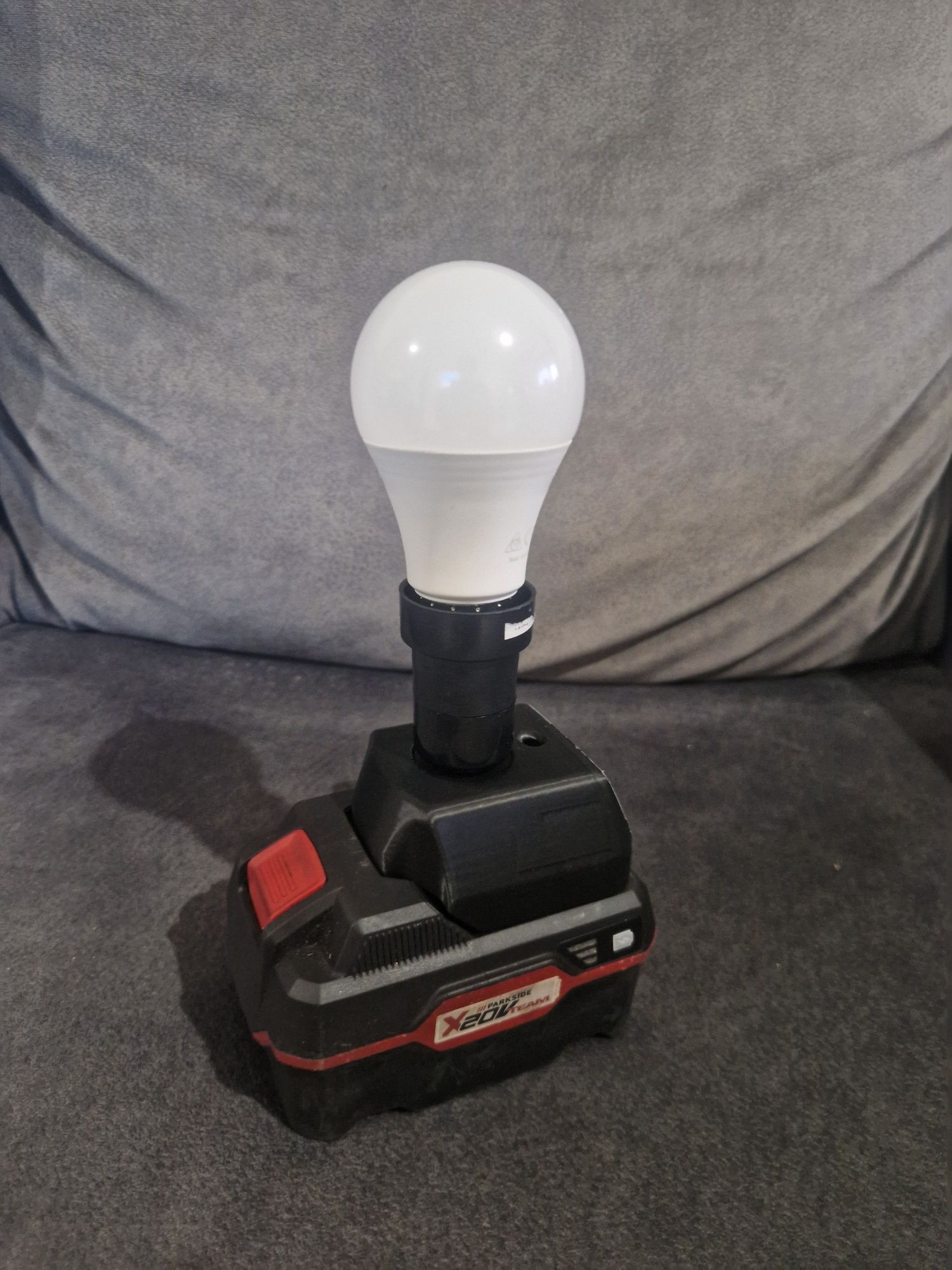 Adaptadores Parkside X20, para Lâmpadas LED E27