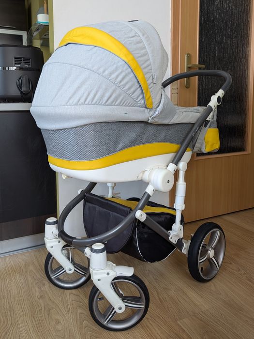 Wózek 3w1 Bebetto Murano wyprane, gondola nosidełko spacerówka dziecka