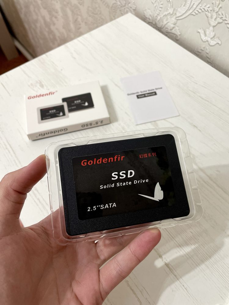 ‼️ Новий SSD SATA III 256Гб, Ssd-накопичувач, сата, ссд диск Goldenfir