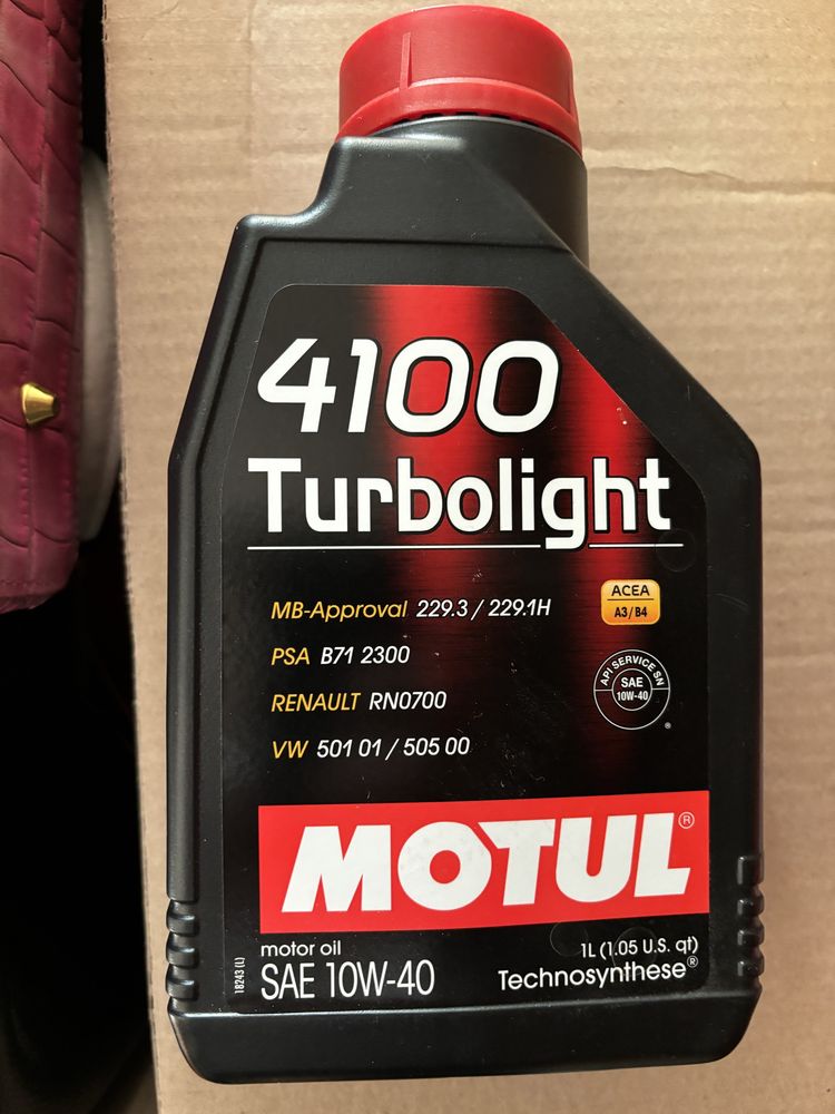 Моторное масло Motul Turbolight 4100 10W40