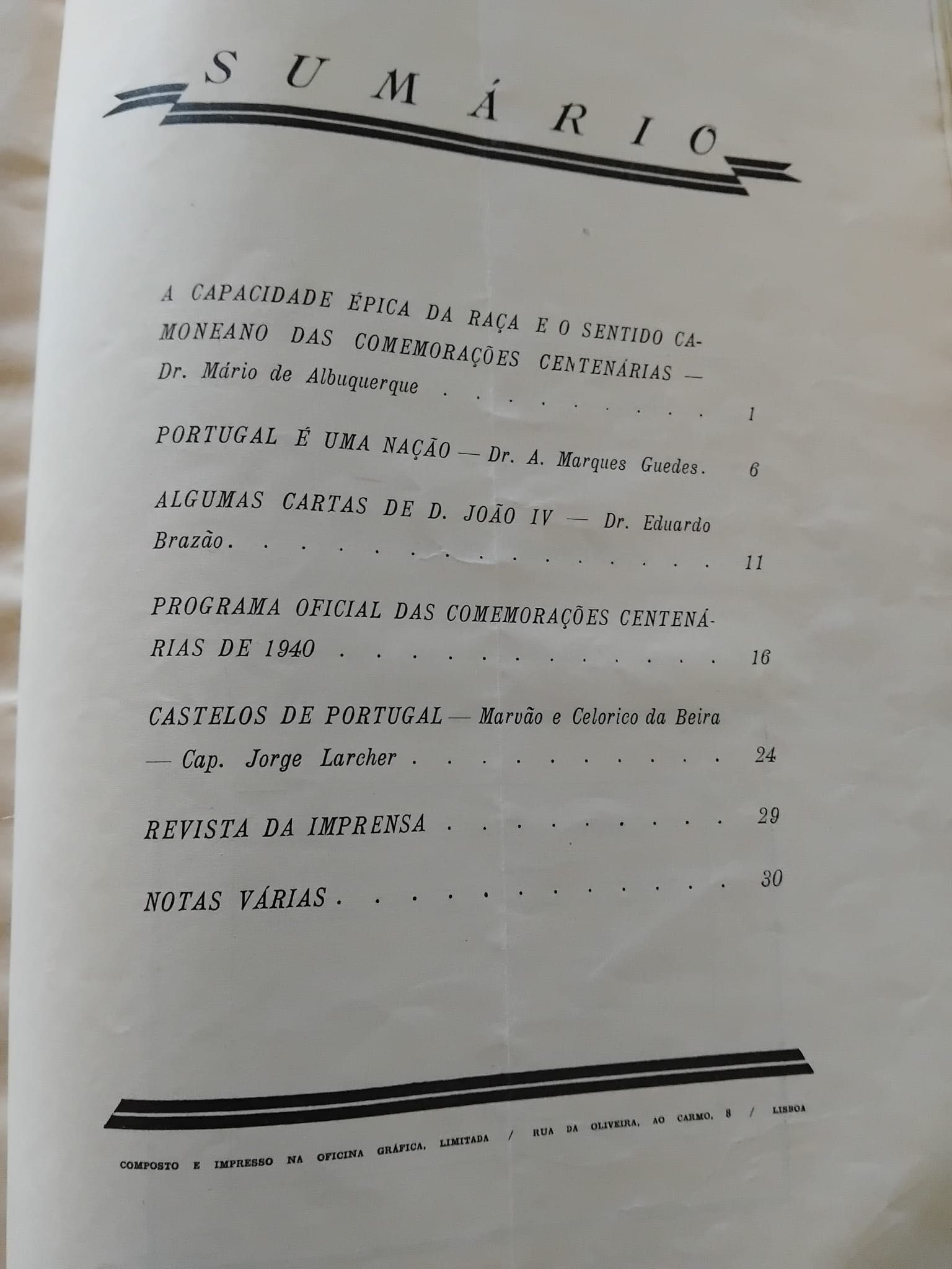 Revista Renascença 1940