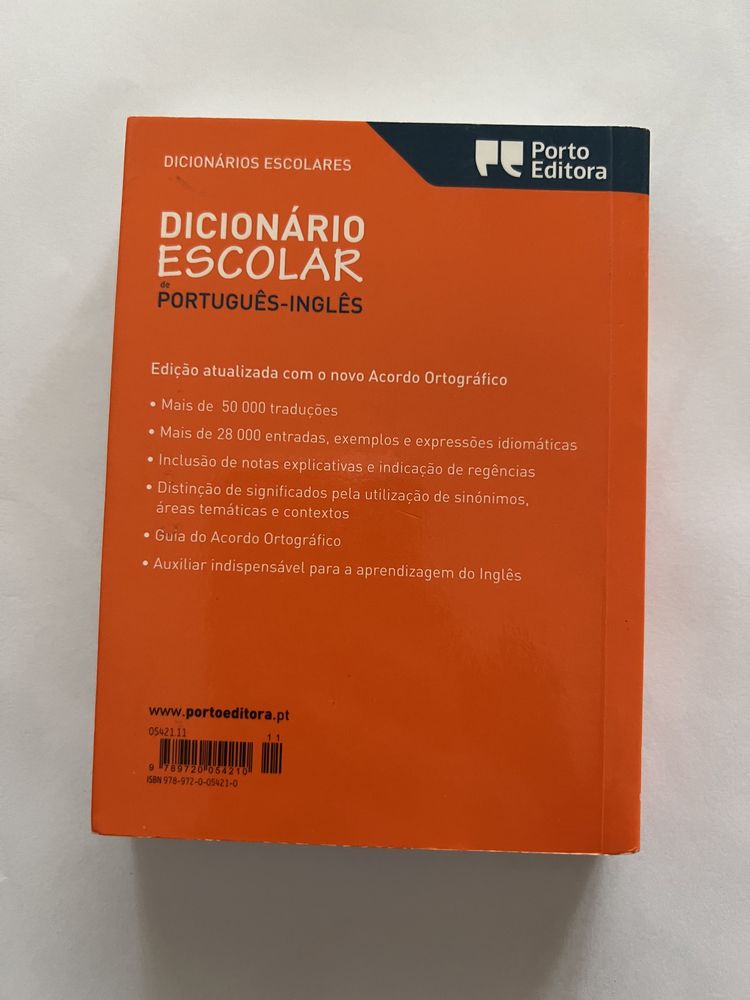 Dicionário Escolar Pt-Inglês