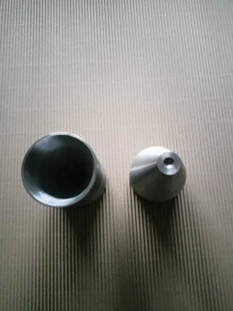 stożek + negatyw do rur