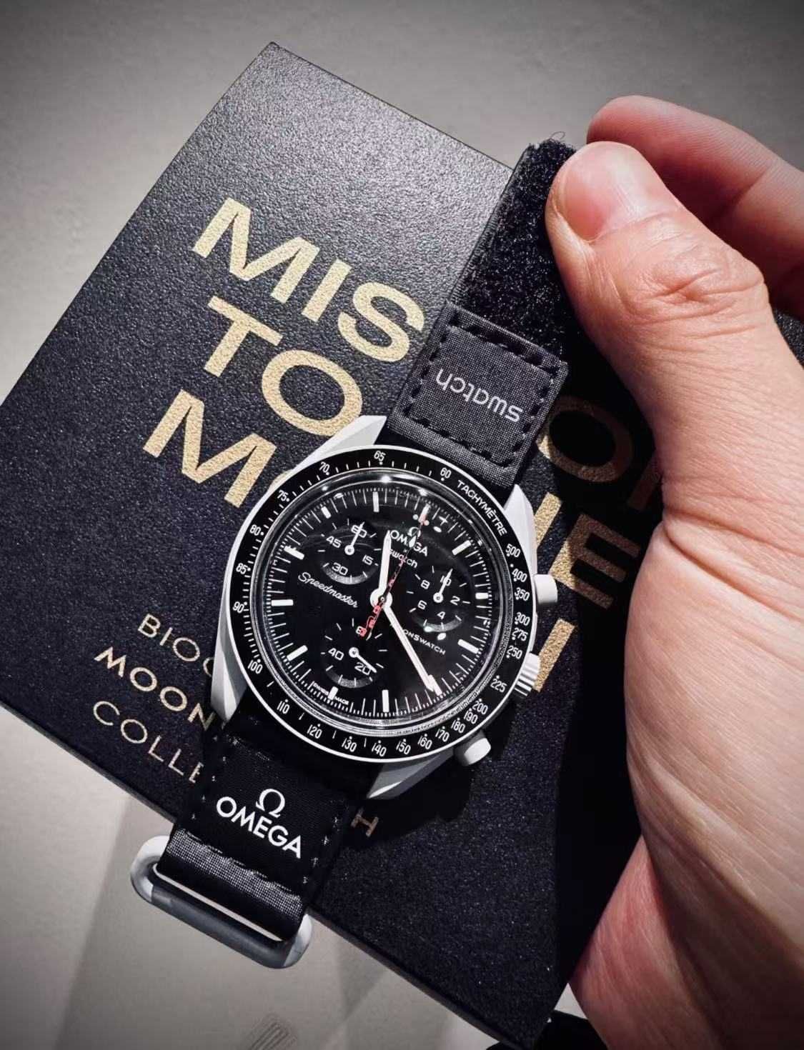 Omega Swatch Series Black dial 42mm