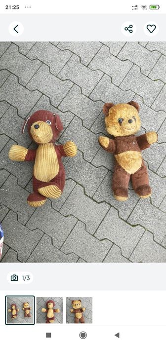 Dwa stare misie sprzedam