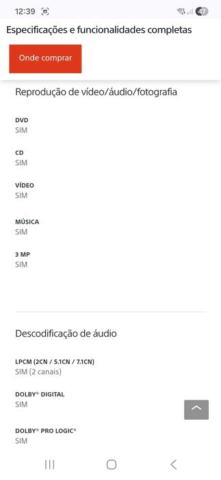 Home cinema sony dav tz140