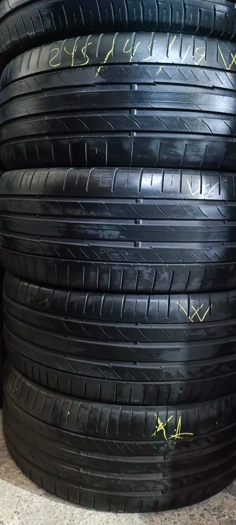245/45 R19 Continental Conti Sport Contact 5  Літні шини б/у СКЛАД