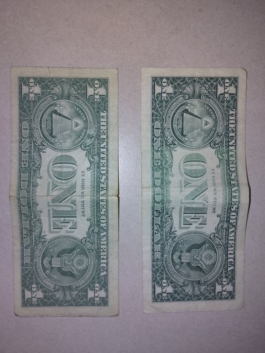 Notas de 1 dollar