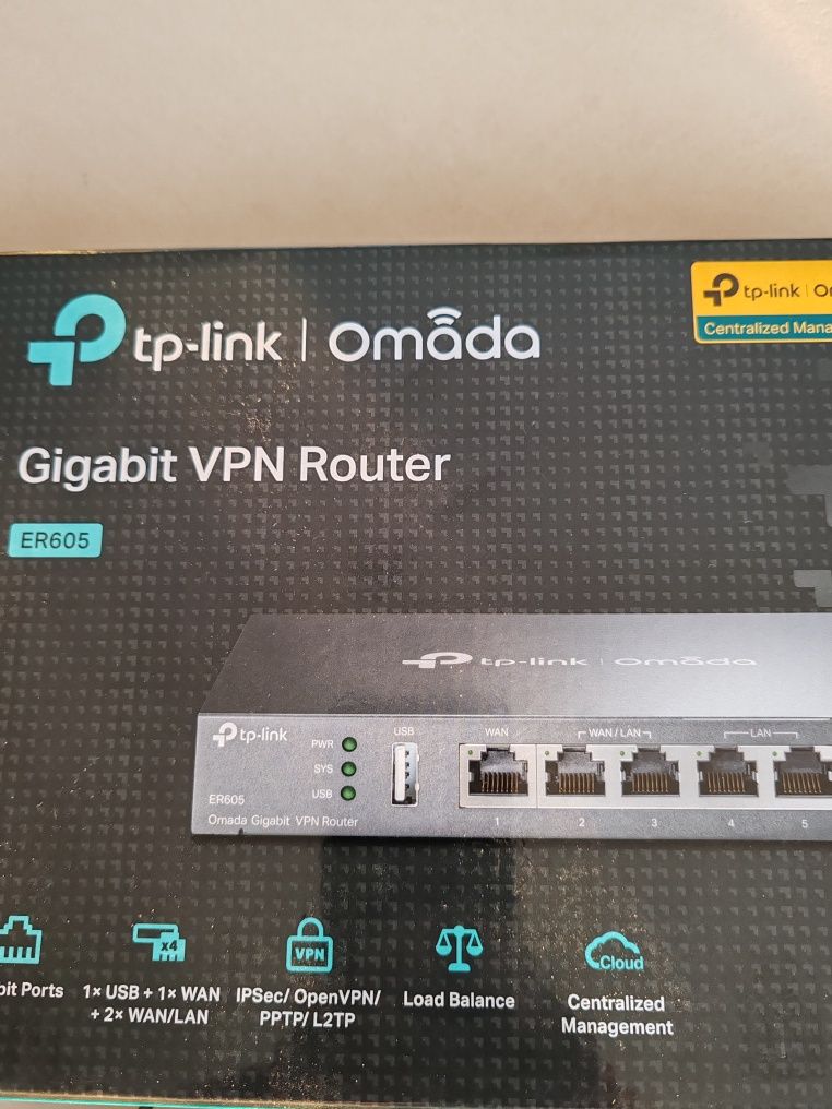 VPN Router TP-Link ER605 jak nowy GWARANCJA