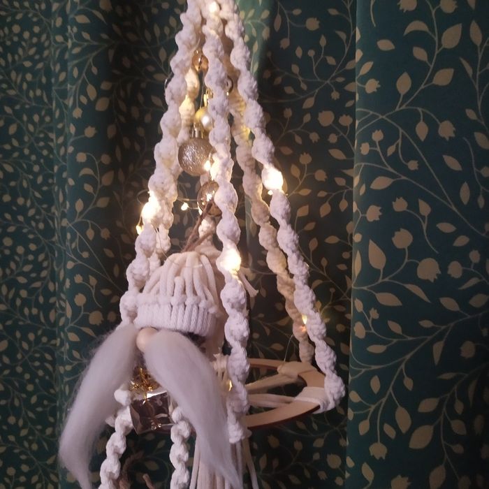 Choinka makrama dekoracja prezent