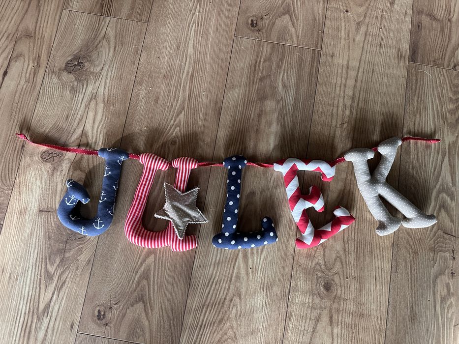 Imię Julek dekoracja pokoju dziecięcego