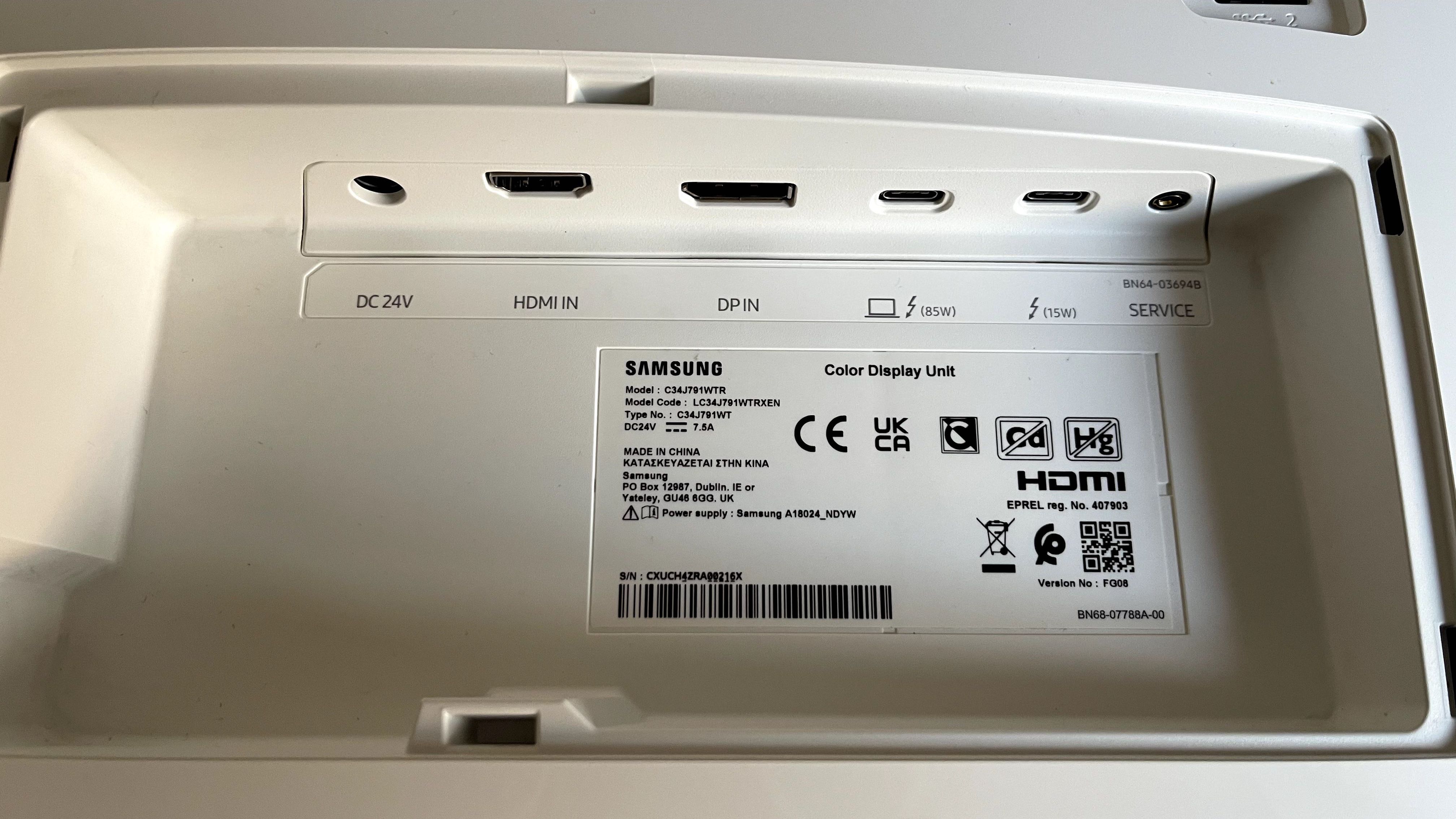 Monitor Samsung Ultra WQHD 34' 21:9