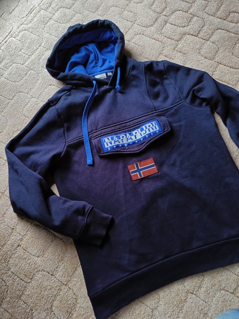 Bluza męska z kapturem Napapijri geographic M damska unisex