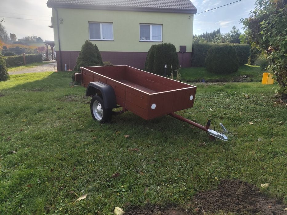 Przyczepka SAM - resory, LED