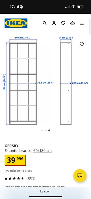 Estante Gersby preto