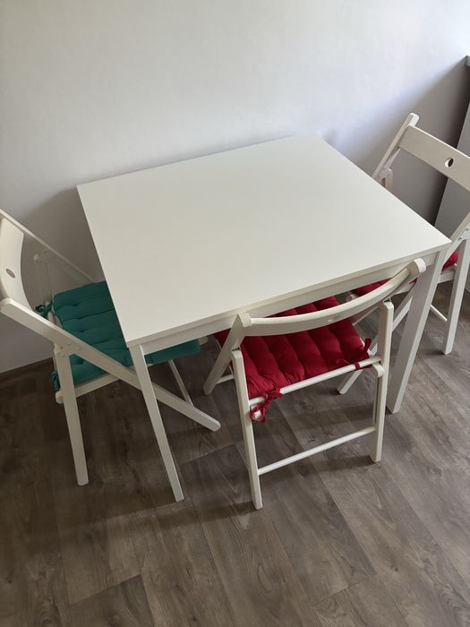 Stół kuchenny rozkladany VANGSTA Ikea +4krzesła