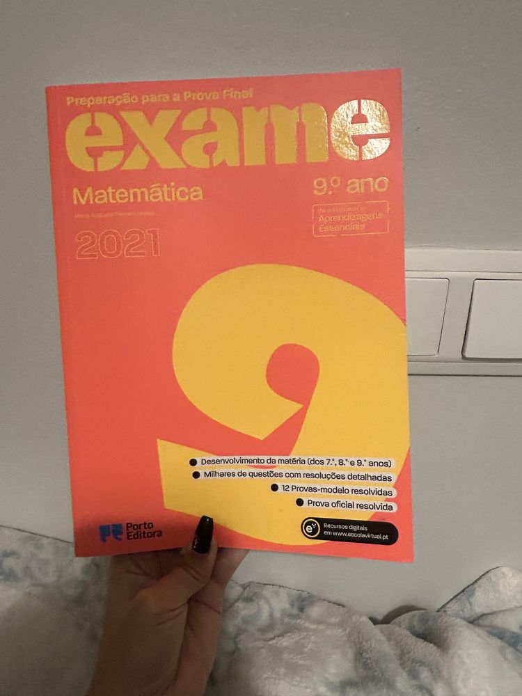 Livro de exame do 9º ano de matematica-2021