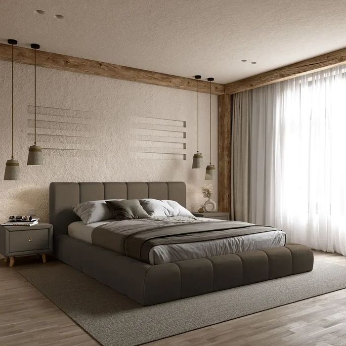 Двоспальне ліжко Подіум Двуспальная кровать Подиум