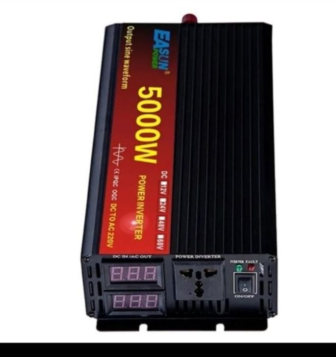 Transformador 5000W onda pura para camião/campismo 24v