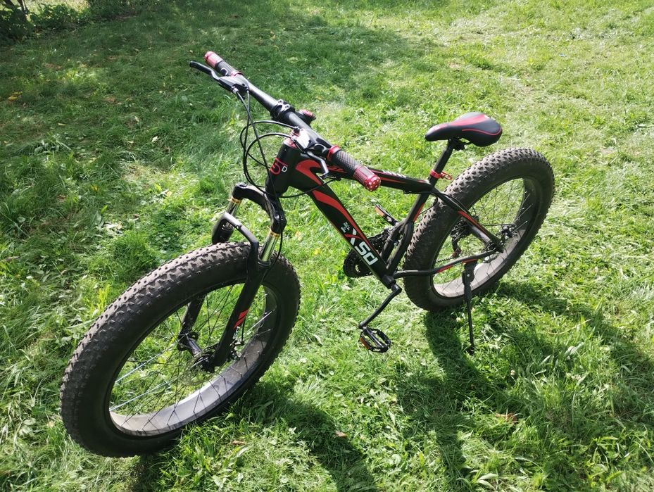 Rower fatbike XSD Shimano amortyzatory koło 26x4.0