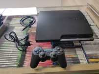 Konsola PS3 slim 320gb + pad + okablowanie