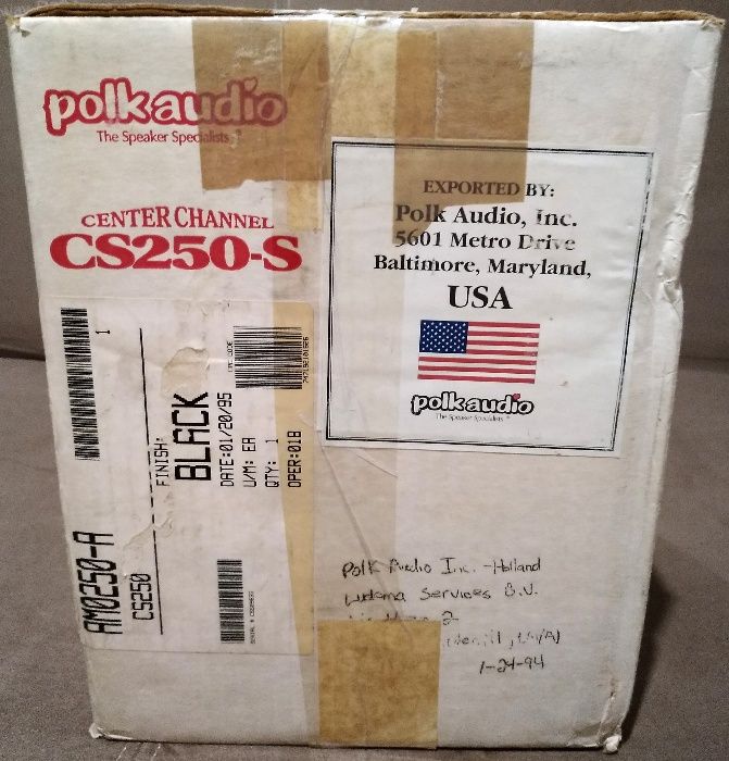 Комплект Polk Audio RT12 (made in USA)+Van Den Hul + Marantz 7500