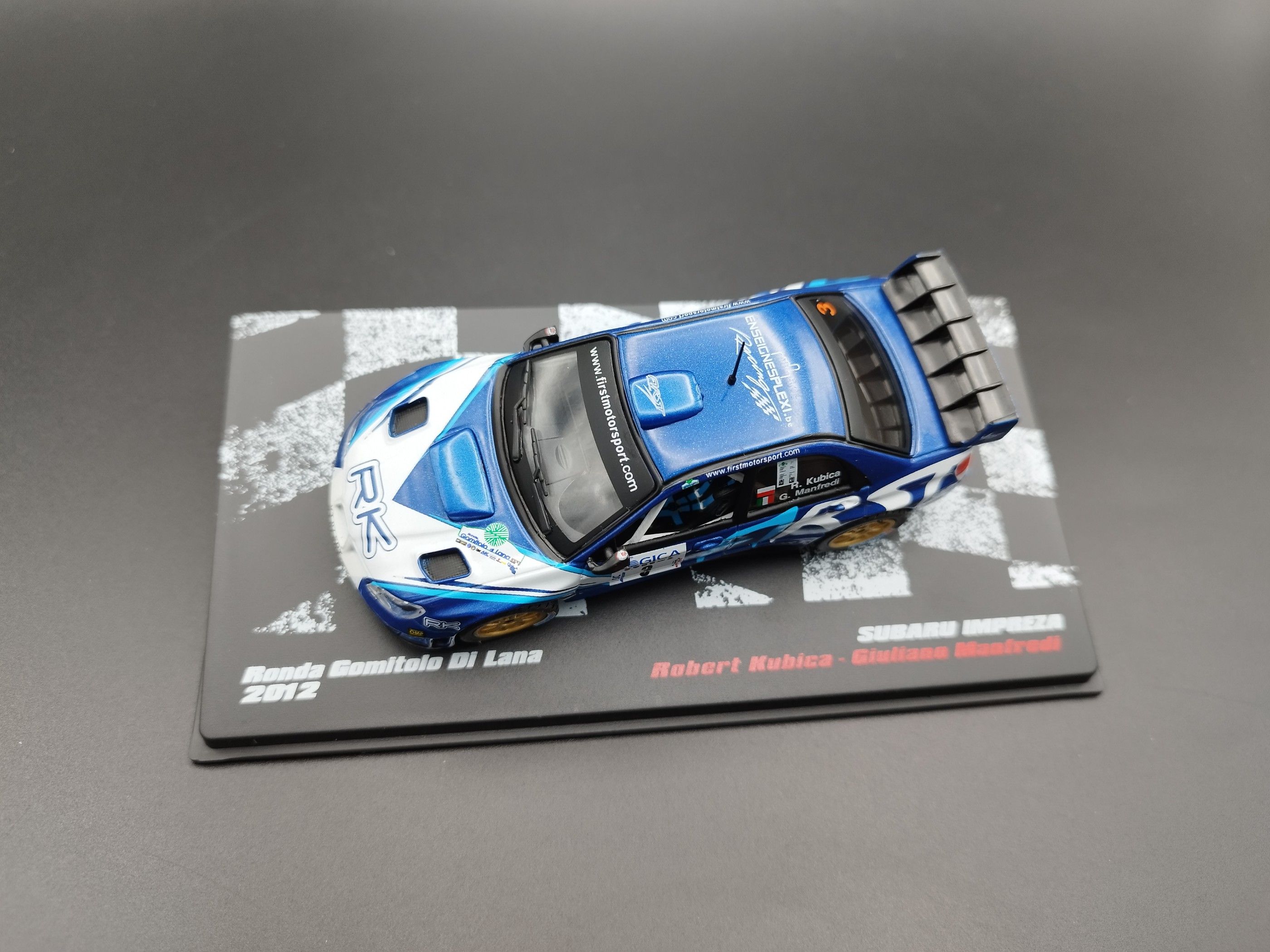 1:43 Deagostini Subaru Impreza WRC Robert Kubica/Giuliano Manfredi