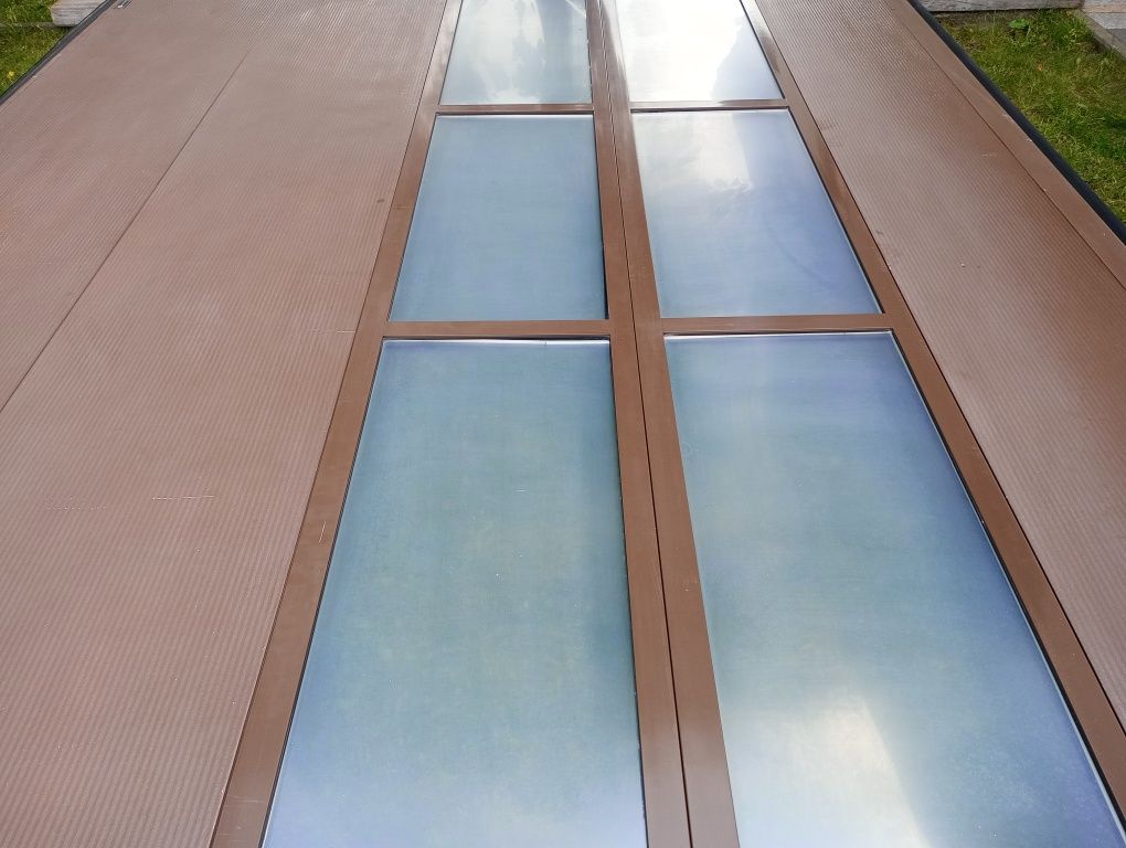 Brama segmentowa garażowa panelowa aluminiowa przemysłowa