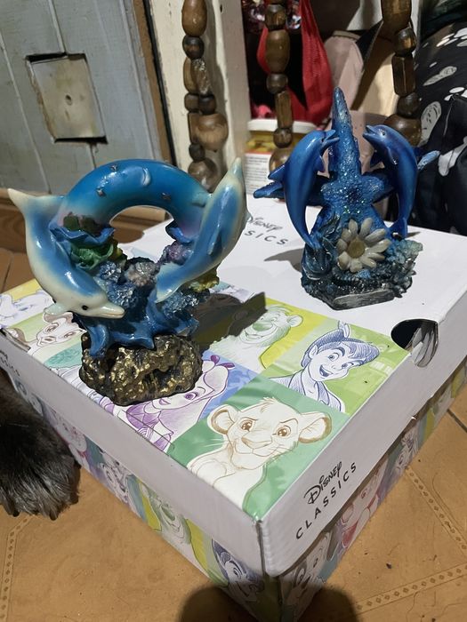 Zestaw dwóch par delfinów z lat 90.