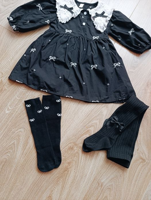 Дитяча чорна сукня