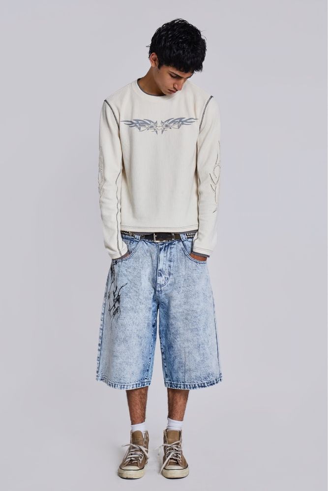 Шорти Blue Decal Jorts Jaded London