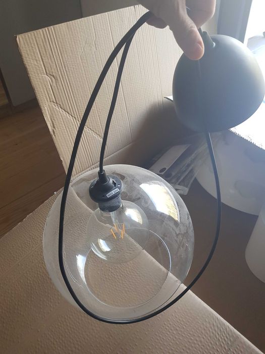 Lampa kula szklana