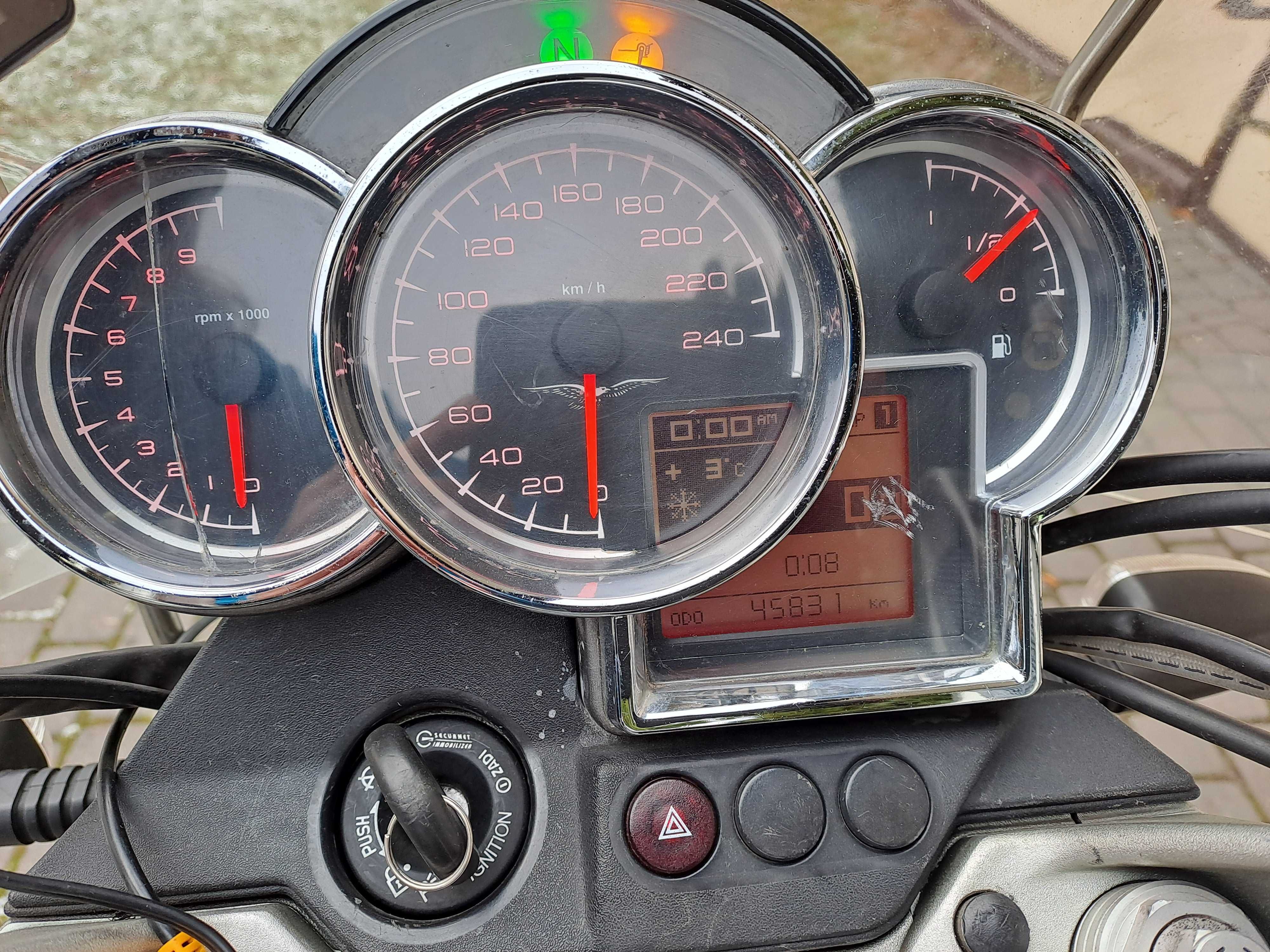 Moto Guzzi Breva 1100 z 2005r. doposażony możliwy transport
