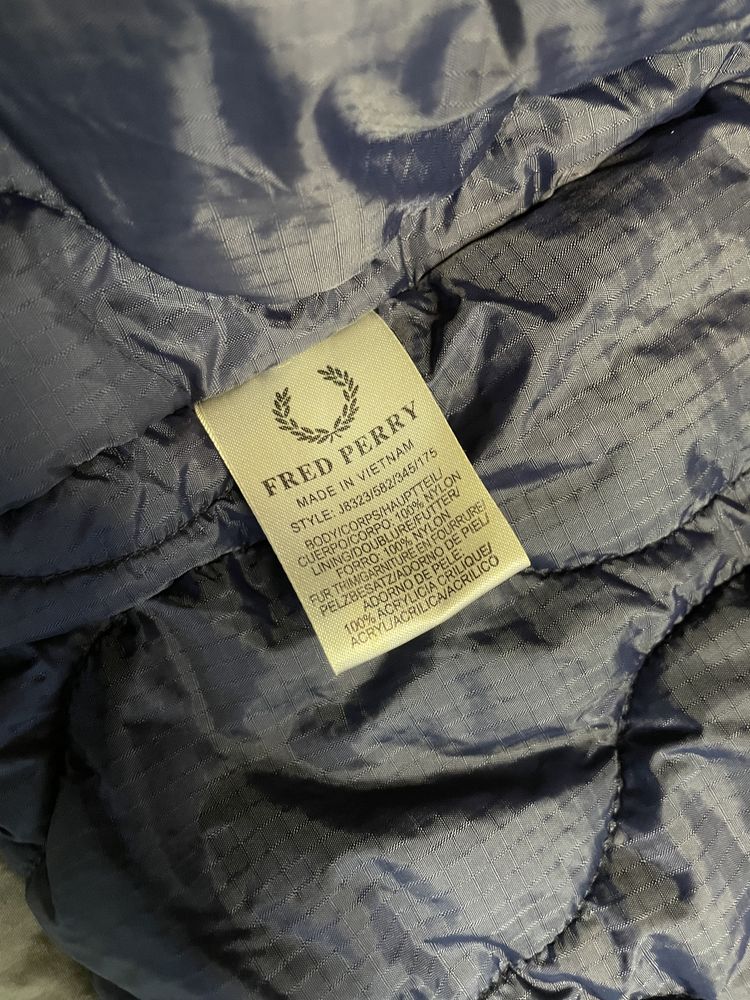 Парка fred perry куртка винтаж пуховик